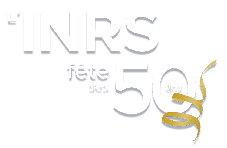 Logo INRS fête ses 50 ans